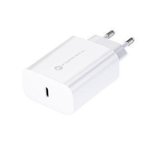 Nabíječka telefonu Forcell F-Energy USB C QC4.0 PD 25W, bílá