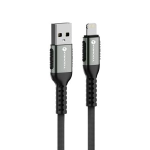 Kabel USB A na Lightning Forcell F-Energy 2.4A 12W Cafule 0.5 m černý
