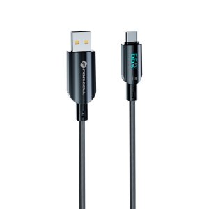 Digitální Kabel Forcell F-Energy USB A na USB C QC4.0 PD 3A 66W 1,2 m černý